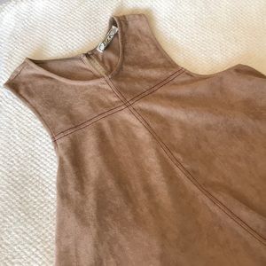 Suede top